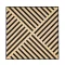 Akusztikus falpanel Deco VIII bambusz 60x60x1,8 cm