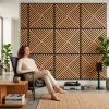 Akusztikus falpanel Deco VIII bambusz 60x60x1,8 cm