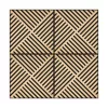 Akusztikus falpanel Deco VIII bambusz 60x60x1,8 cm
