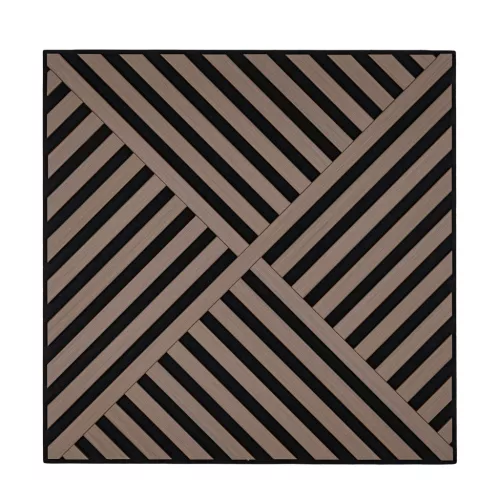 Akusztikus falpanel Deco VIII olajos tölgy 60x60x1,8 cm