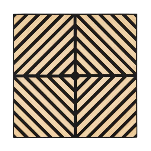 Akusztikus falpanel Deco IX bambusz 60x60x1,8 cm