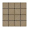 Akusztikus falpanel Deco IX bambusz 60x60x1,8 cm