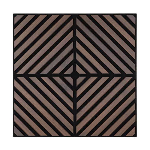 Akusztikus falpanel Deco IX dió 60x60x1,8 cm