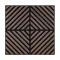 Akusztikus falpanel Deco IX dió 60x60x1,8 cm