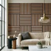 Akusztikus falpanel Deco II bambusz 60x60x1,8 cm