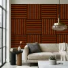 Akusztikus falpanel Deco II dió 60x60x1,8 cm