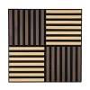 Akusztikus falpanel Deco X bambusz 60x60x1,8 cm