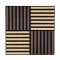 Akusztikus falpanel Deco X bambusz 60x60x1,8 cm