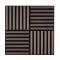 Akusztikus falpanel Deco X dió 60x60x1,8 cm
