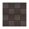 Akusztikus falpanel Deco X dió 60x60x1,8 cm