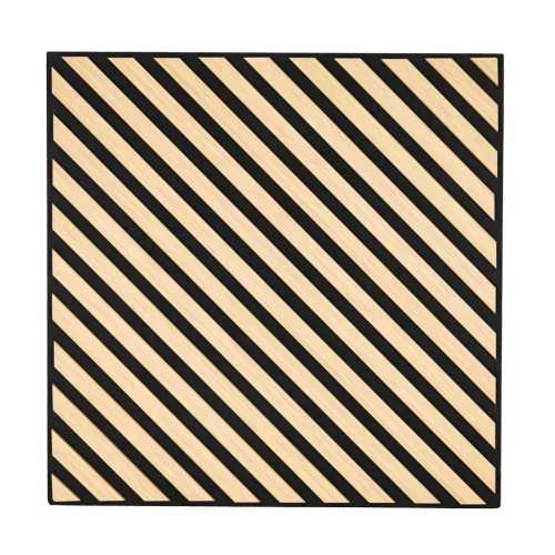 Akusztikus falpanel Deco III bambusz 60x60x1,8 cm