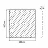 Akusztikus falpanel Deco III bambusz 60x60x1,8 cm