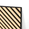 Akusztikus falpanel Deco III bambusz 60x60x1,8 cm