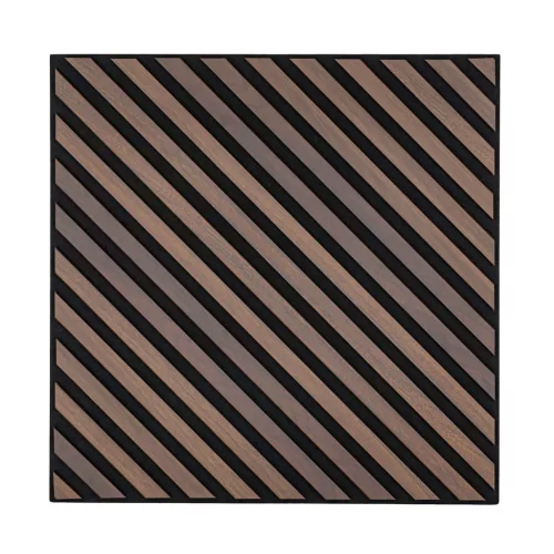 Akusztikus falpanel Deco III dió 60x60x1,8 cm