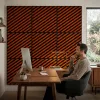Akusztikus falpanel Deco III dió 60x60x1,8 cm