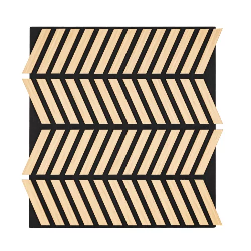 Akusztikus falpanel Deco XII bambusz 60x60x1,8 cm