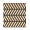 Akusztikus falpanel Deco XII bambusz 60x60x1,8 cm