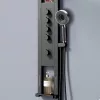 Luxory hidromasszázs zuhanypanel szürke