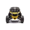 Elektromos gyerek buggy Can-Am Maverick 4x4 sárga 2 személyes