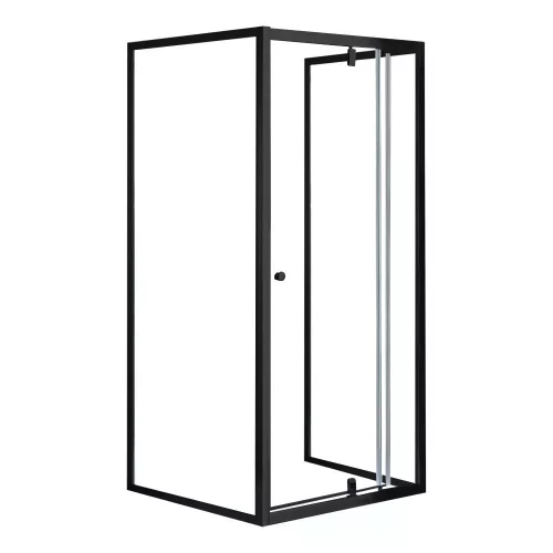 Flexi 90x90 cm falsíkra szerelhető szögletes zuhanykabin zuhanytálca nélkül
