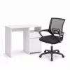 Family Pro íróasztal szett 100x50x74 cm Tivo forgószékkel fehér-fekete