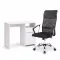 Family Pro íróasztal szett 100x50x74 cm Fit forgószékkel fehér-fekete