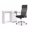Family Pro íróasztal szett 100x50x74 cm Fit forgószékkel fehér-szürke