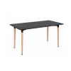Silla 120 cm szögletes étkezőasztal fekete