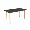 Silla 120 4+1 étkező garnitúra fekete-szürke