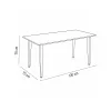 Silla 120 4+1 étkező garnitúra fehér-szürke