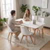 Silla 150 4+1 étkező garnitúra fehér-fehér