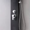Malaga Black hidromasszázs zuhanypanel