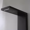 Malaga Black hidromasszázs zuhanypanel