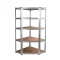 Nagy teherbírású sarokpolc 180x70x40-40 cm 175 kg króm