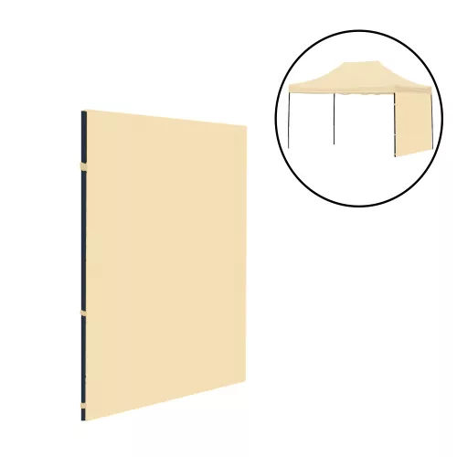 Kerti pavilon oldalfal ponyva 3x4 m beige