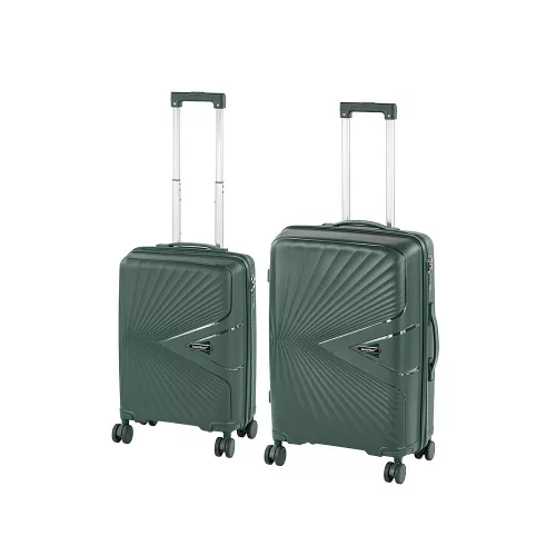 TraveLux Endure II gurulós bőrönd szett sötétzöld
