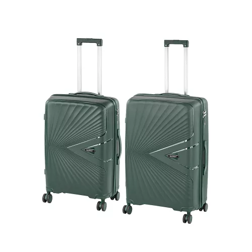 TraveLux Endure IV gurulós bőrönd szett sötétzöld