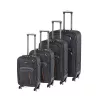 TraveLux Light XI gurulós bőrönd szett fekete