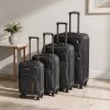 TraveLux Light XI gurulós bőrönd szett fekete