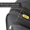 TraveLux Light XI gurulós bőrönd szett fekete