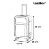 TraveLux Light XI gurulós bőrönd szett fekete