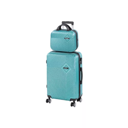 TraveLux Pro VI gurulós bőrönd szett lagúnakék