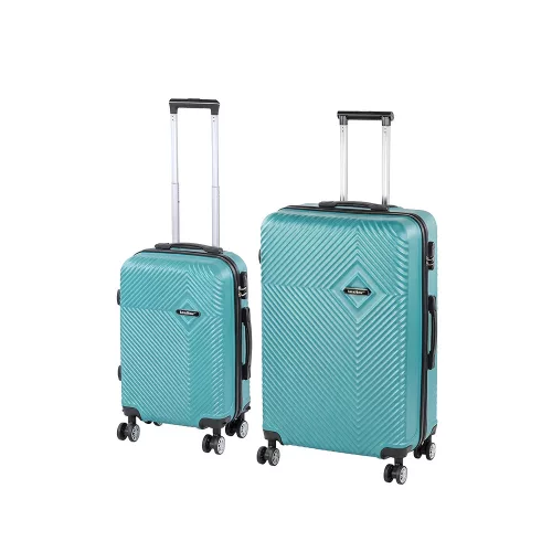 TraveLux Pro XIX gurulós bőrönd szett lagúnakék