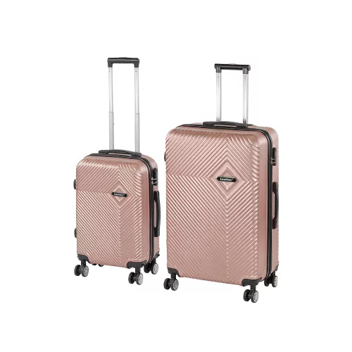 TraveLux Pro X gurulós bőrönd szett rosegold