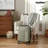 TraveLux Pro XII gurulós bőrönd szett olajzöld