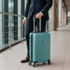 TraveLux Pro XVIII gurulós bőrönd szett lagúnakék
