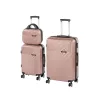 TraveLux Pro XVI gurulós bőrönd szett rosegold