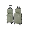 TraveLux Pro XXII gurulós bőrönd szett olajzöld