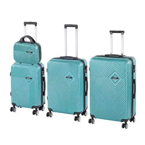 TraveLux Pro XXIII gurulós bőrönd szett lagúnakék