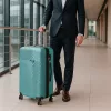TraveLux Pro XXIII gurulós bőrönd szett lagúnakék